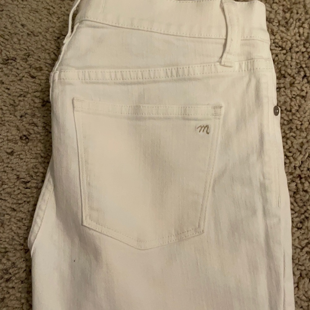 White madewell high rise jeans